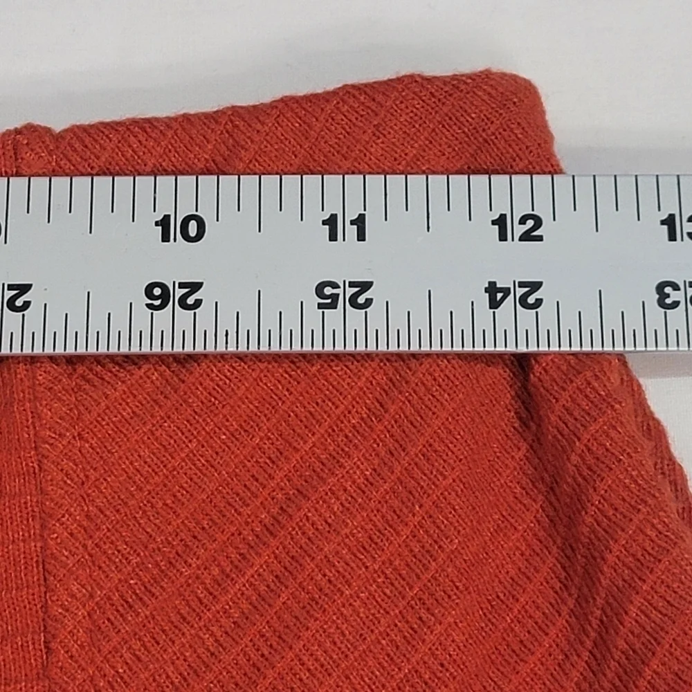 Band Of The Free BOG Collective  RENEE Rust Ribbed Pencil Skirt Size Small
